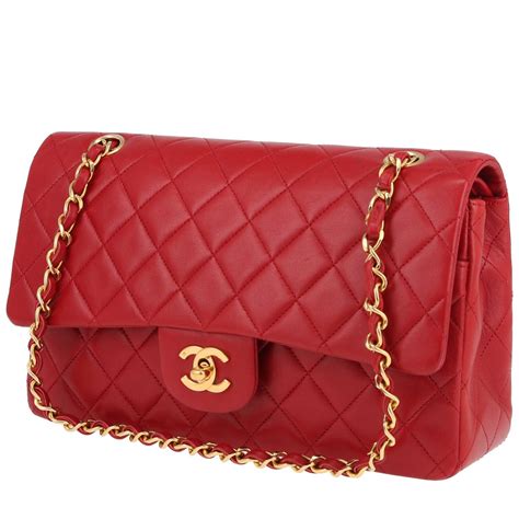 chanel borse trapuntata rossa|moda Chanel borse.